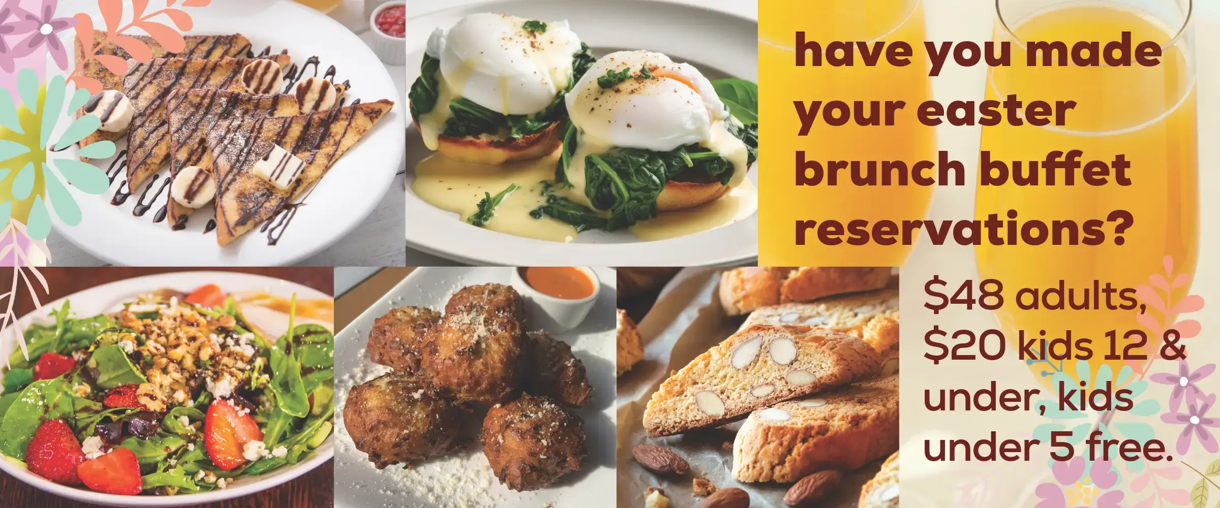 Easter Brunch Buffet at Cucina - Desktop