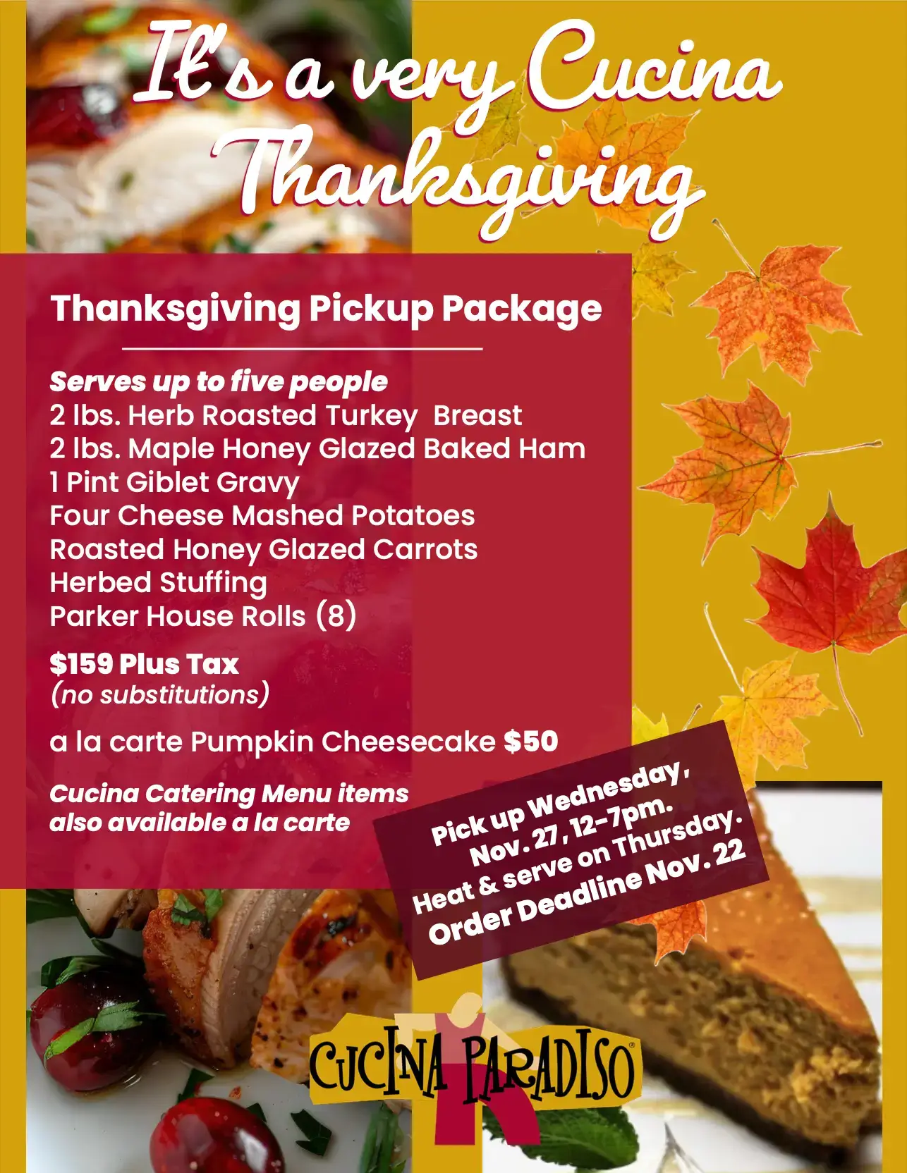 Thanksgiving from Cucina